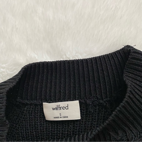 WILFRED | Crevier black knit sleeveless top - Picture 10 of 12